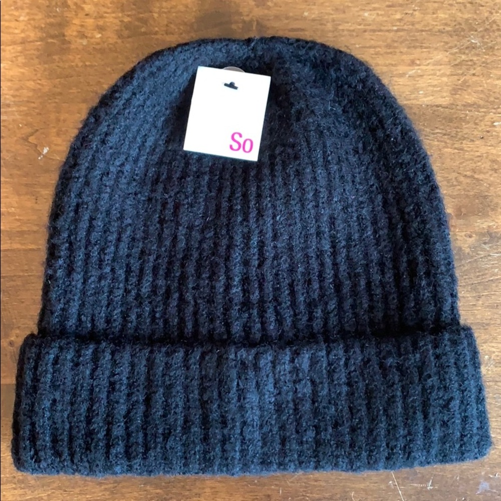 Black beanie